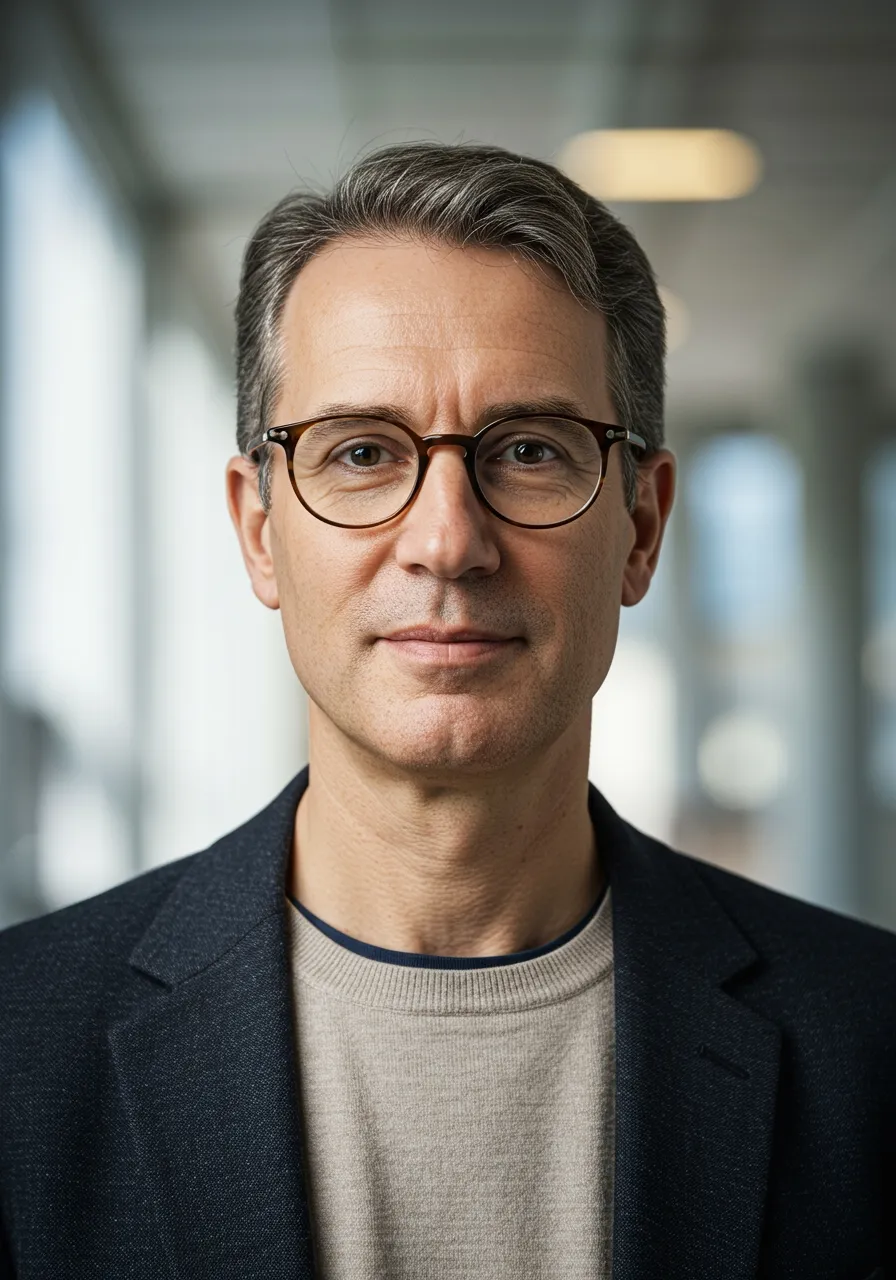 Portrait of Prof. Dr. Étienne Morel, AI Super Professor