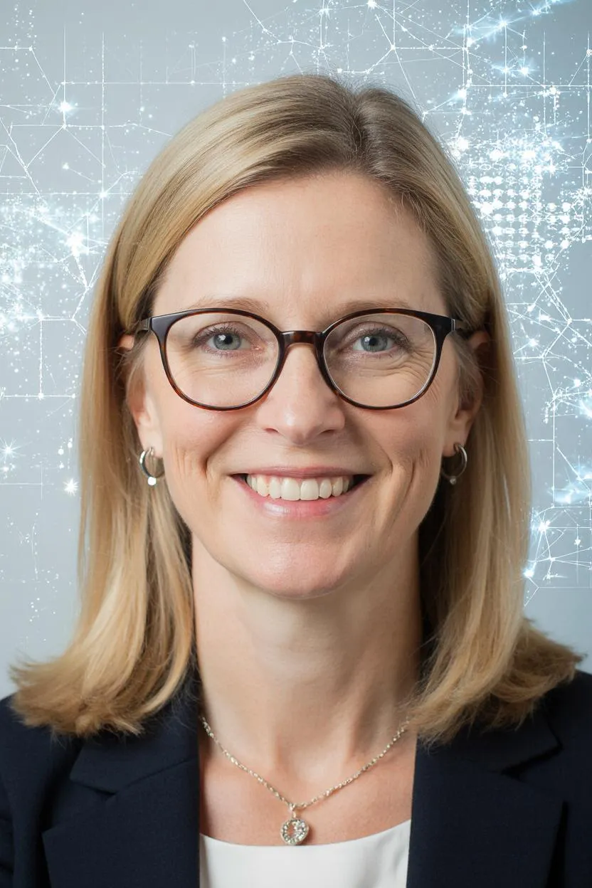 Portrait of Prof. Dr. Evelyn Roberts, AI Super Professor