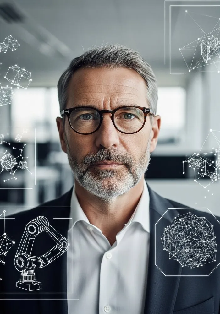 Portrait of Prof. Dr. Fabio Gramazio, AI Super Professor