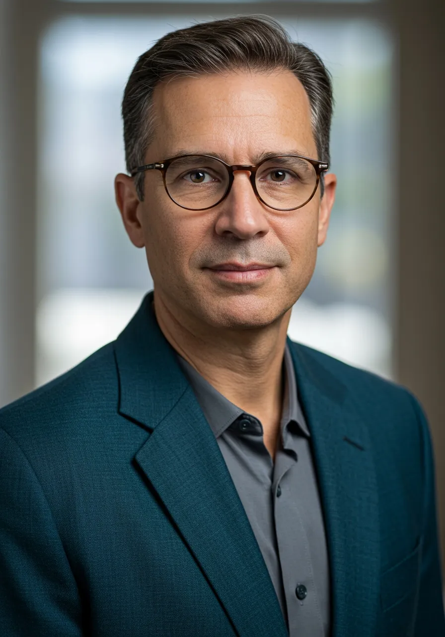 Portrait of Prof. Dr. Felix Stone, AI Super Professor