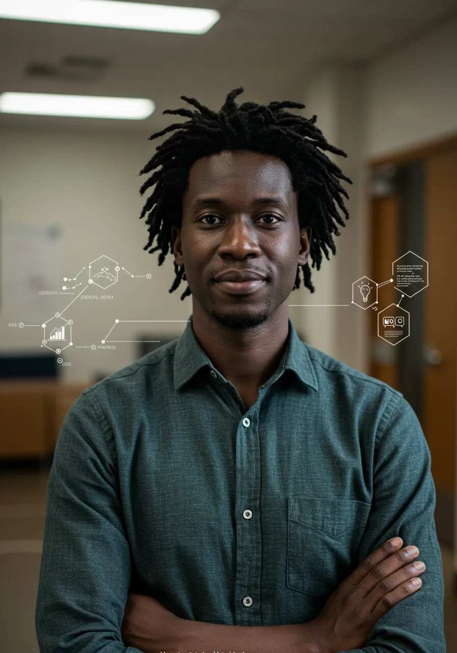 Portrait of Prof. Dr. Gabriel Okeke, AI Super Professor