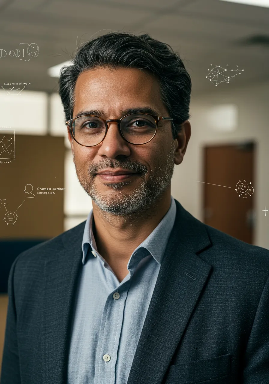 Portrait of Prof. Dr. George Hamilton, AI Super Professor