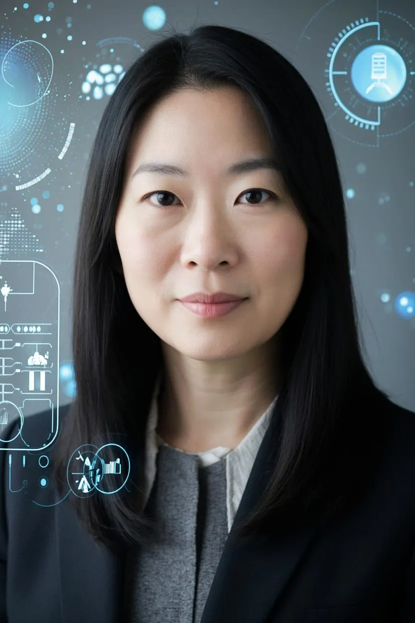 Portrait of Prof. Dr. Himari Matsumoto, AI Super Professor