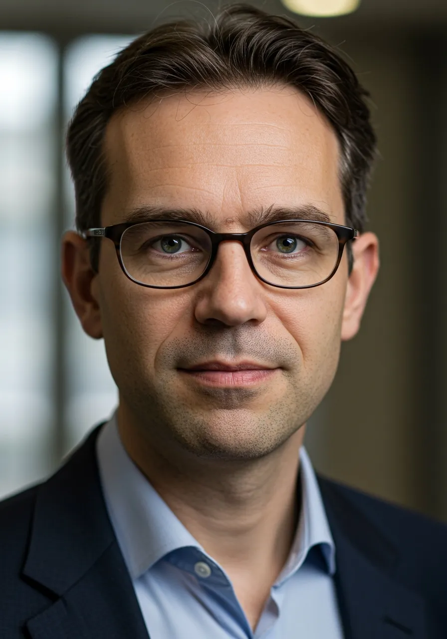 Portrait of Prof. Dr. Ivan Petrov, AI Super Professor