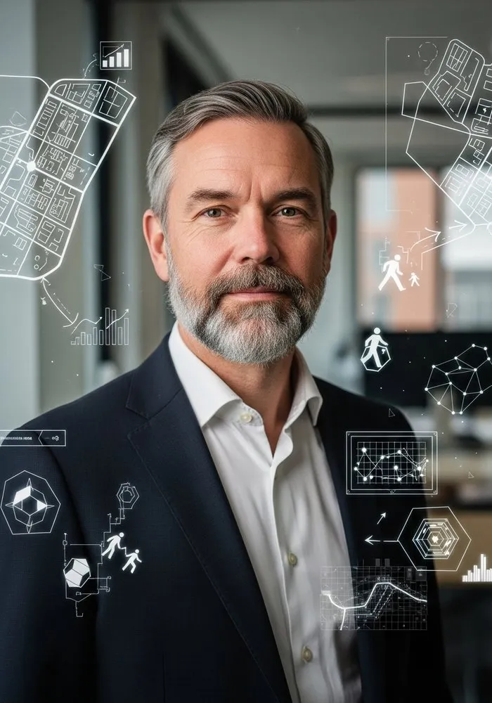 Portrait of Prof. Dr. Jan Gehl, AI Super Professor