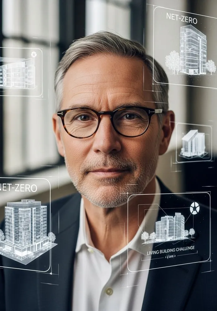 Portrait of Prof. Dr. Jason F. McLennan, AI Super Professor