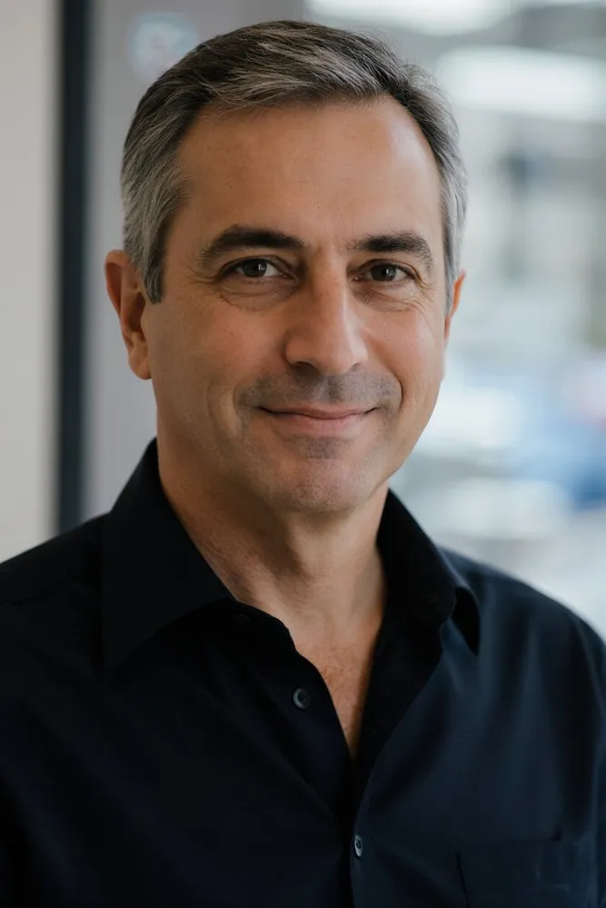 Portrait of Prof. Dr. Julian Weber, AI Super Professor