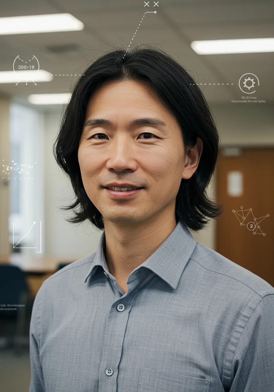 Portrait of Prof. Dr. Junpei Takahashi, AI Super Professor