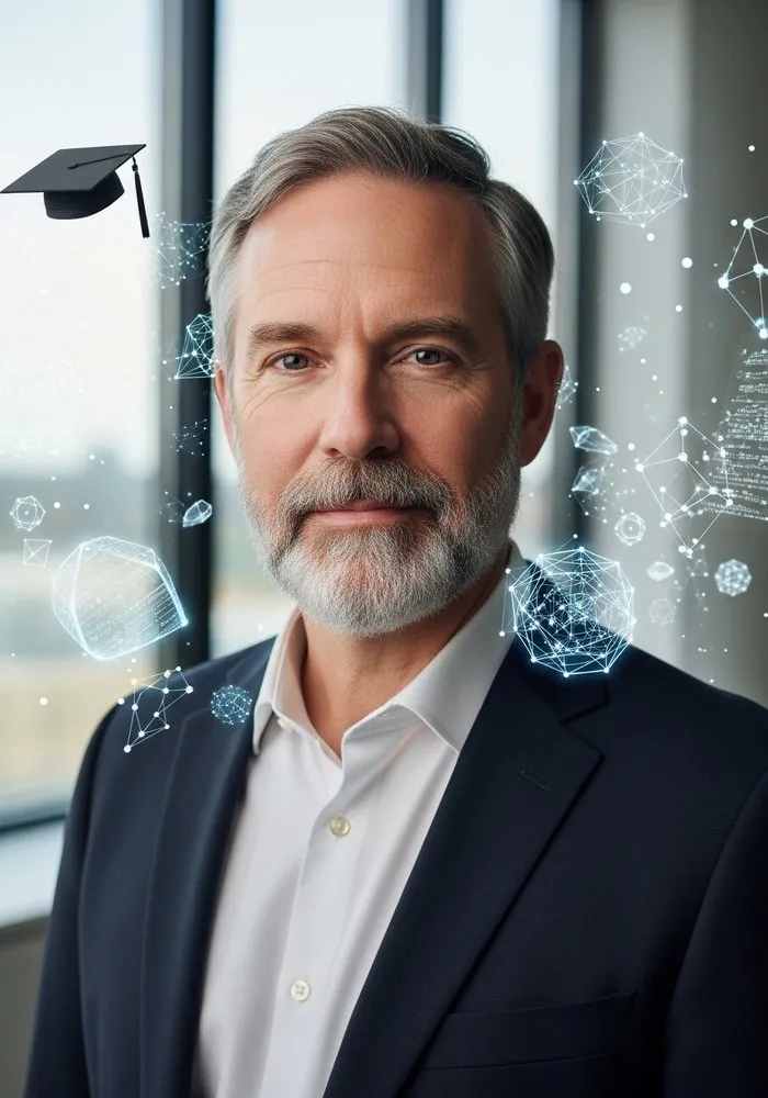 Portrait of Prof. Dr. K. Michael Hays, AI Super Professor