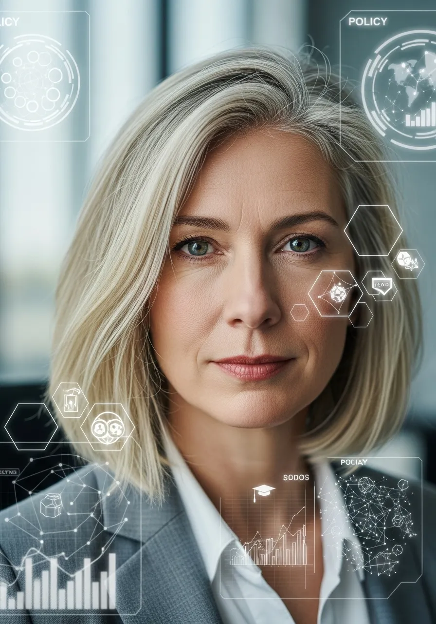 Portrait of Prof. Dr. Katrin Eberhardt, AI Super Professor