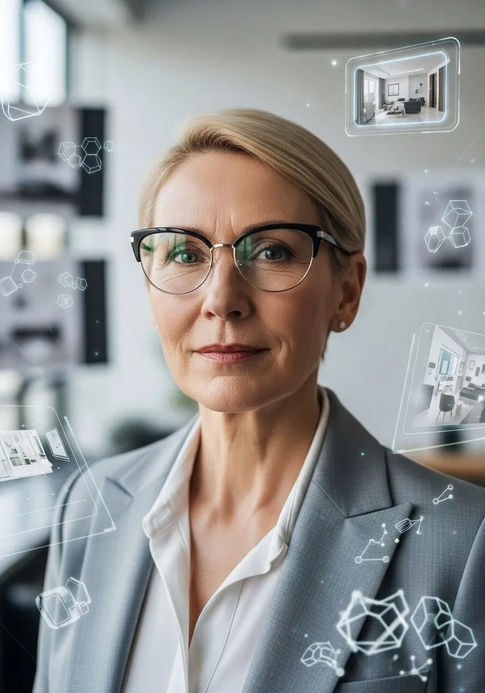 Portrait of Prof. Dr. Kelly Wearstler, AI Super Professor