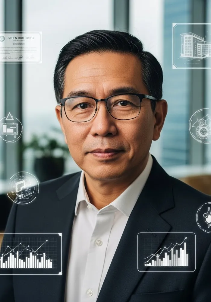 Portrait of Prof. Dr. Ken Yeang, AI Super Professor