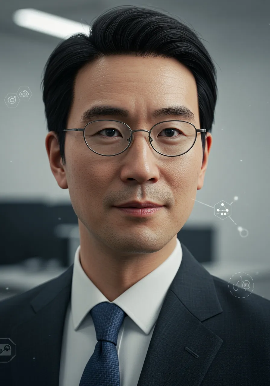 Portrait of Prof. Dr. Kenji Matsuda, AI Super Professor