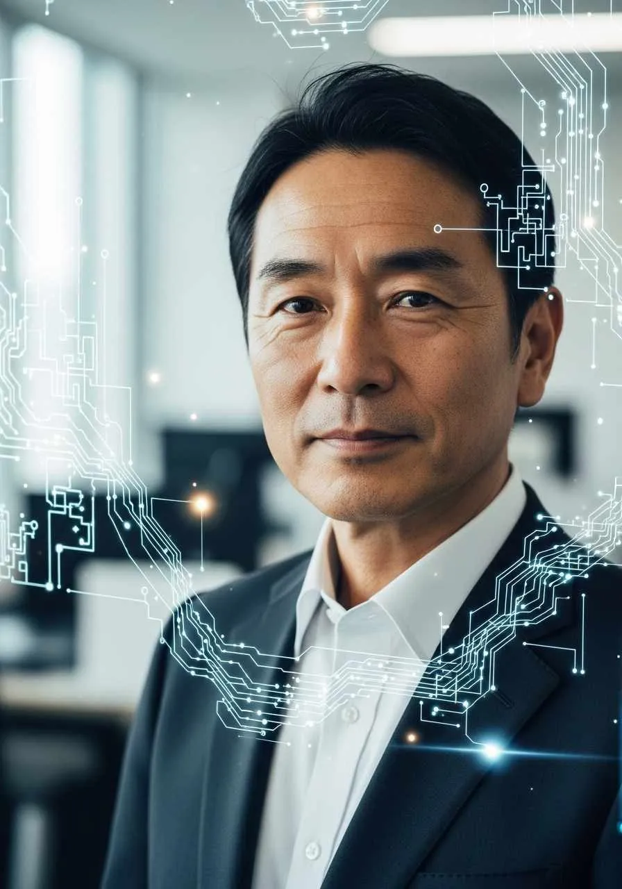 Portrait of Prof. Dr. Kenjiro Nakamura, AI Super Professor