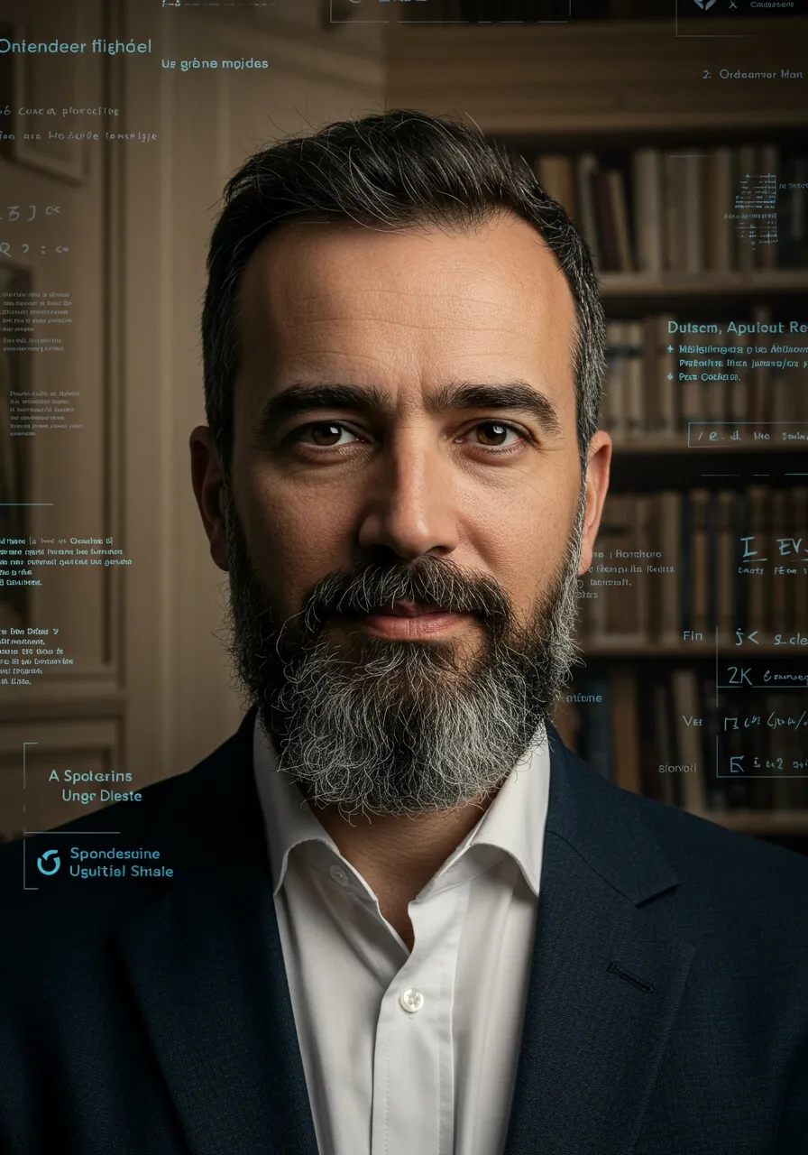 Portrait of Prof. Dr. Khalid Mansour, AI Super Professor