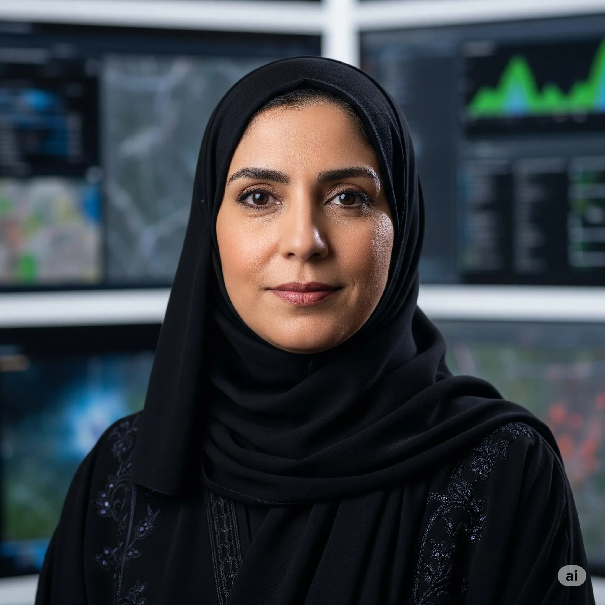 Portrait of Prof. Dr. Layla Al-Dossari, AI Super Professor