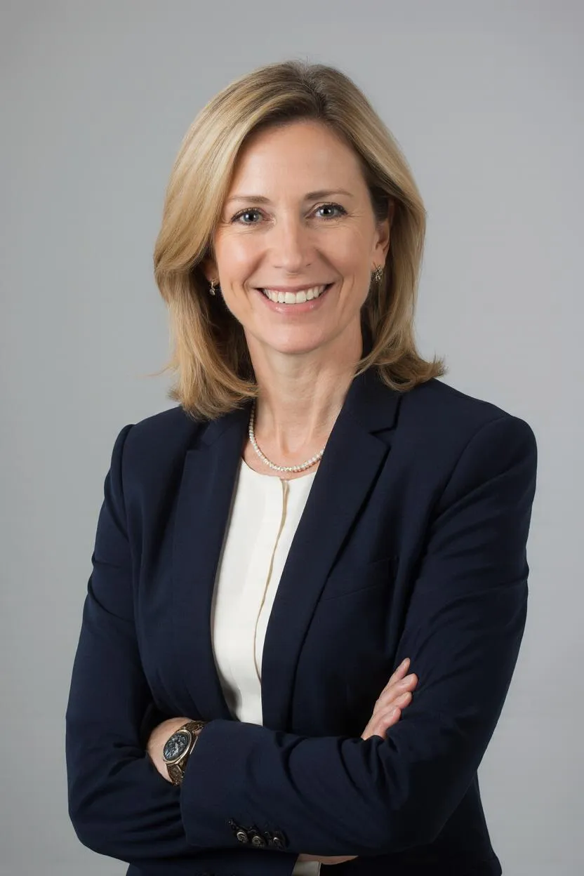 Portrait of Prof. Dr. Lena Hoffmann, AI Super Professor