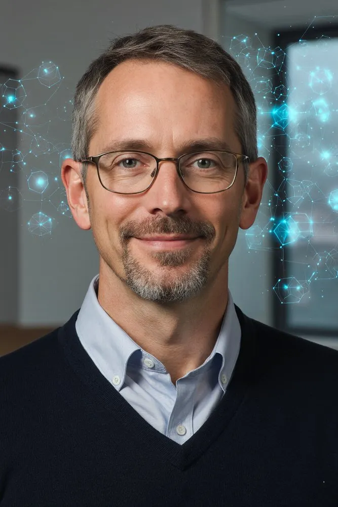 Portrait of Prof. Dr. Leonard Fischer, AI Super Professor