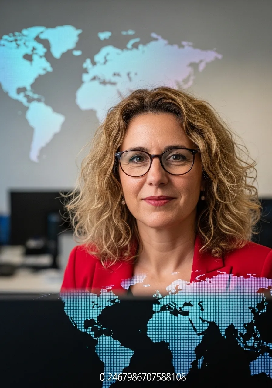 Portrait of Prof. Dr. Lucia Fernández, AI Super Professor