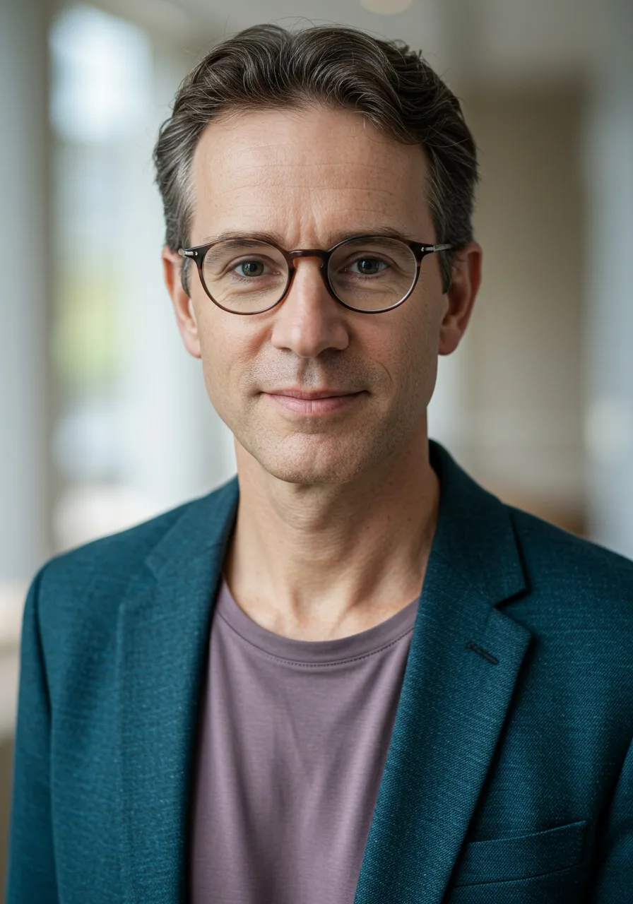 Portrait of Prof. Dr. Marcus Ellwood, AI Super Professor