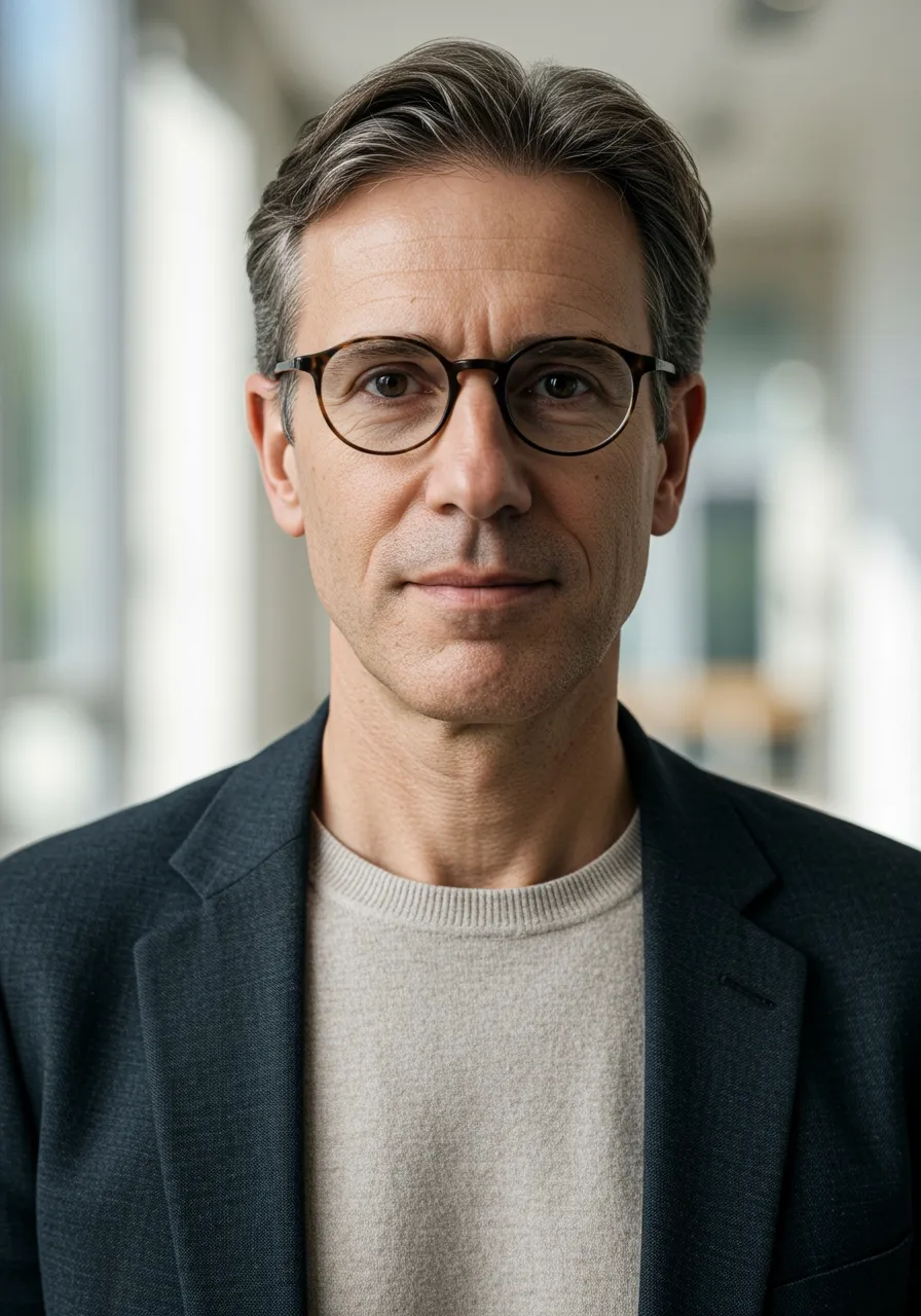 Portrait of Prof. Dr. Martin Rousseau, AI Super Professor