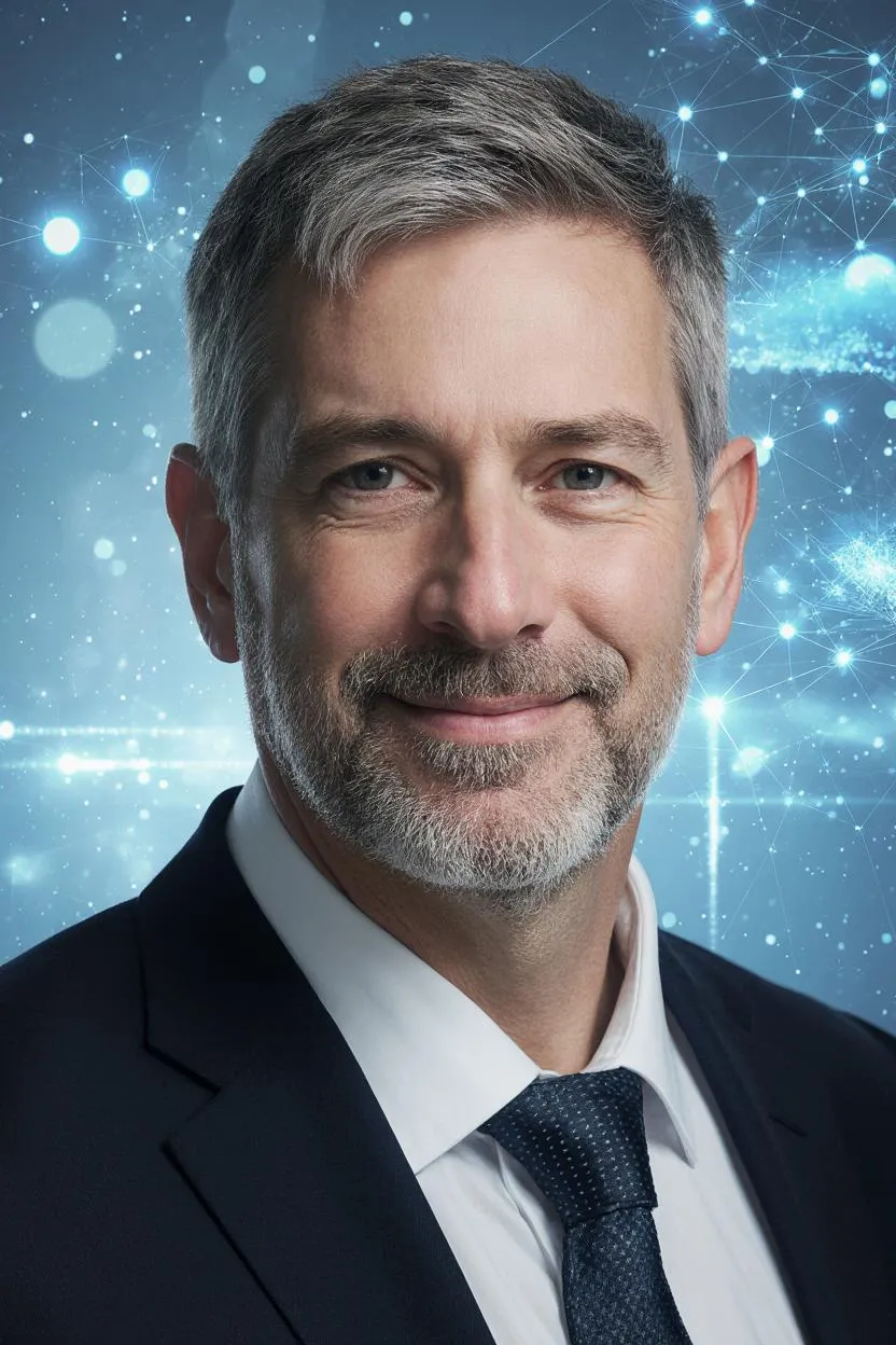 Portrait of Prof. Dr. Maxime Jean, AI Super Professor