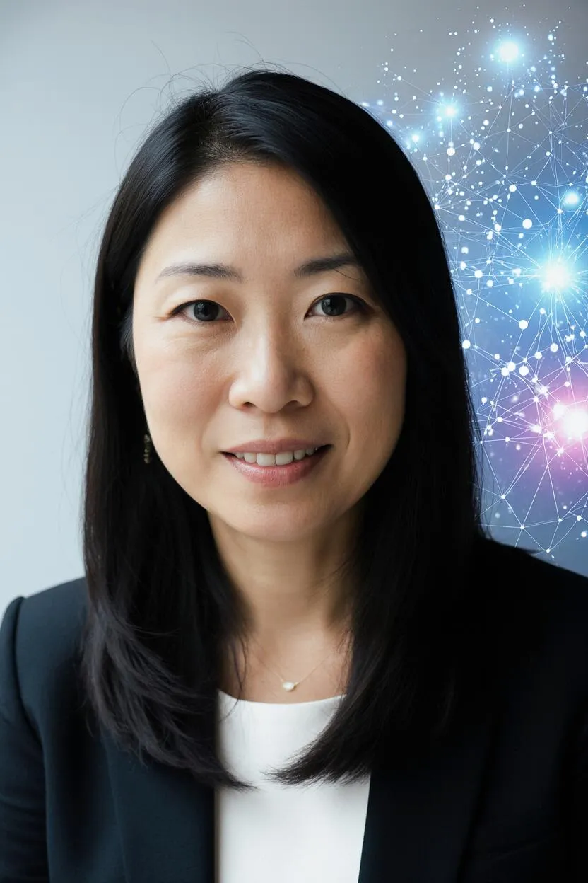 Portrait of Prof. Dr. Melati Siregar, AI Super Professor