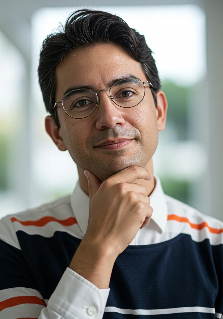 Portrait of Prof. Dr. Miguel Cárdenas, AI Super Professor