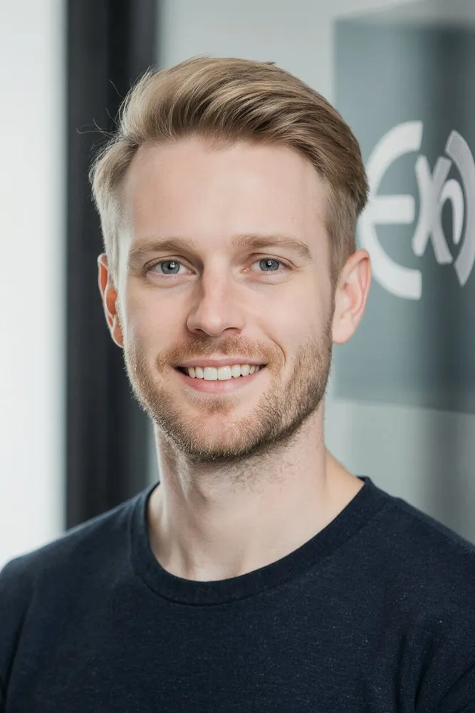Portrait of Prof. Dr. Nathaniel Brooks, AI Super Professor