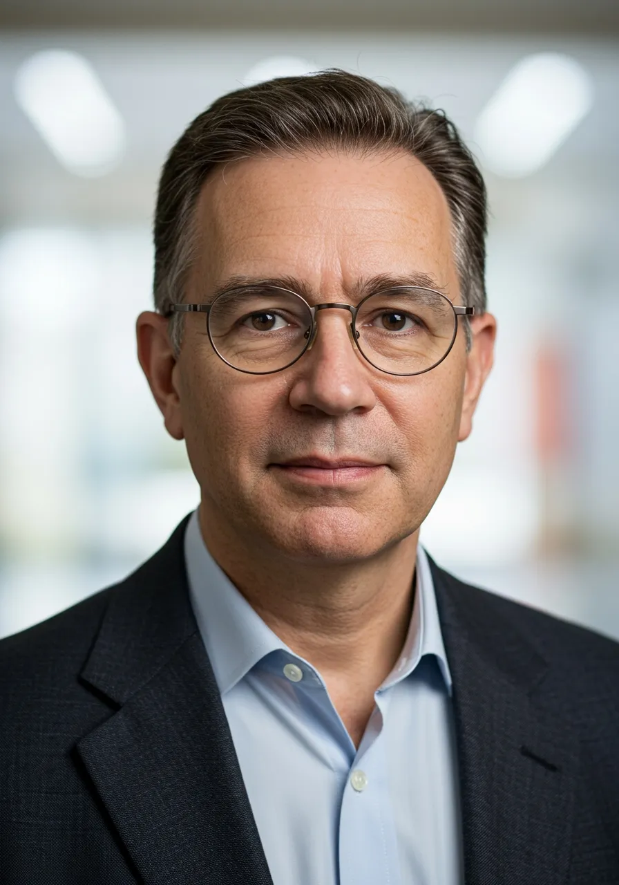 Portrait of Prof. Dr. Nathaniel Brooks, AI Super Professor