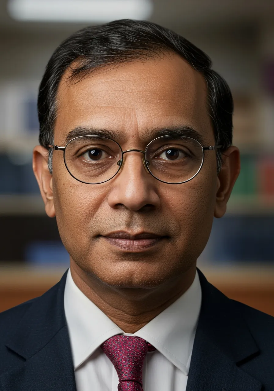 Portrait of Prof. Dr. Nikhil Mehta, AI Super Professor