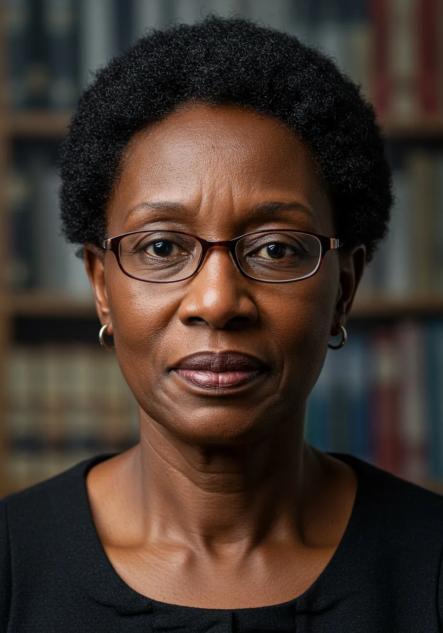 Portrait of Prof. Dr. Nkechi Okafor, AI Super Professor