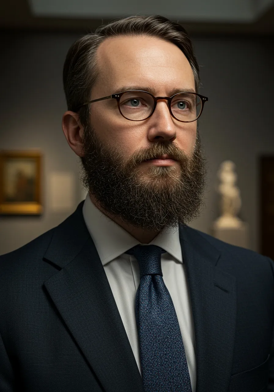 Portrait of Prof. Dr. Nolan Carroway, AI Super Professor