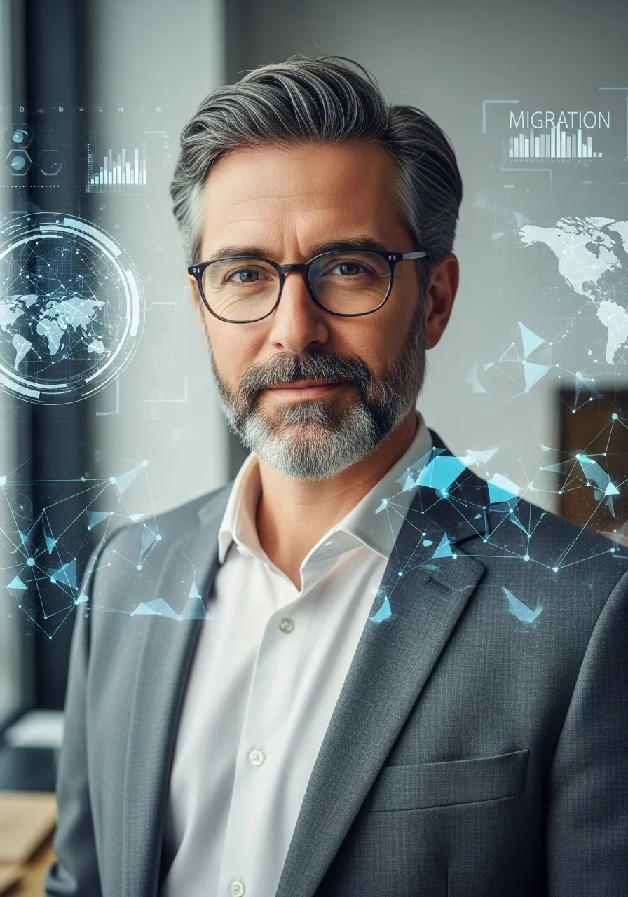 Portrait of Prof. Dr. Nour El-Amin, AI Super Professor