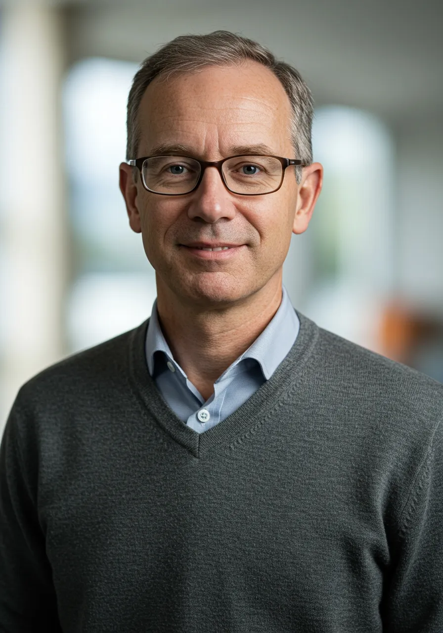 Portrait of Prof. Dr. Oliver Bennett, AI Super Professor