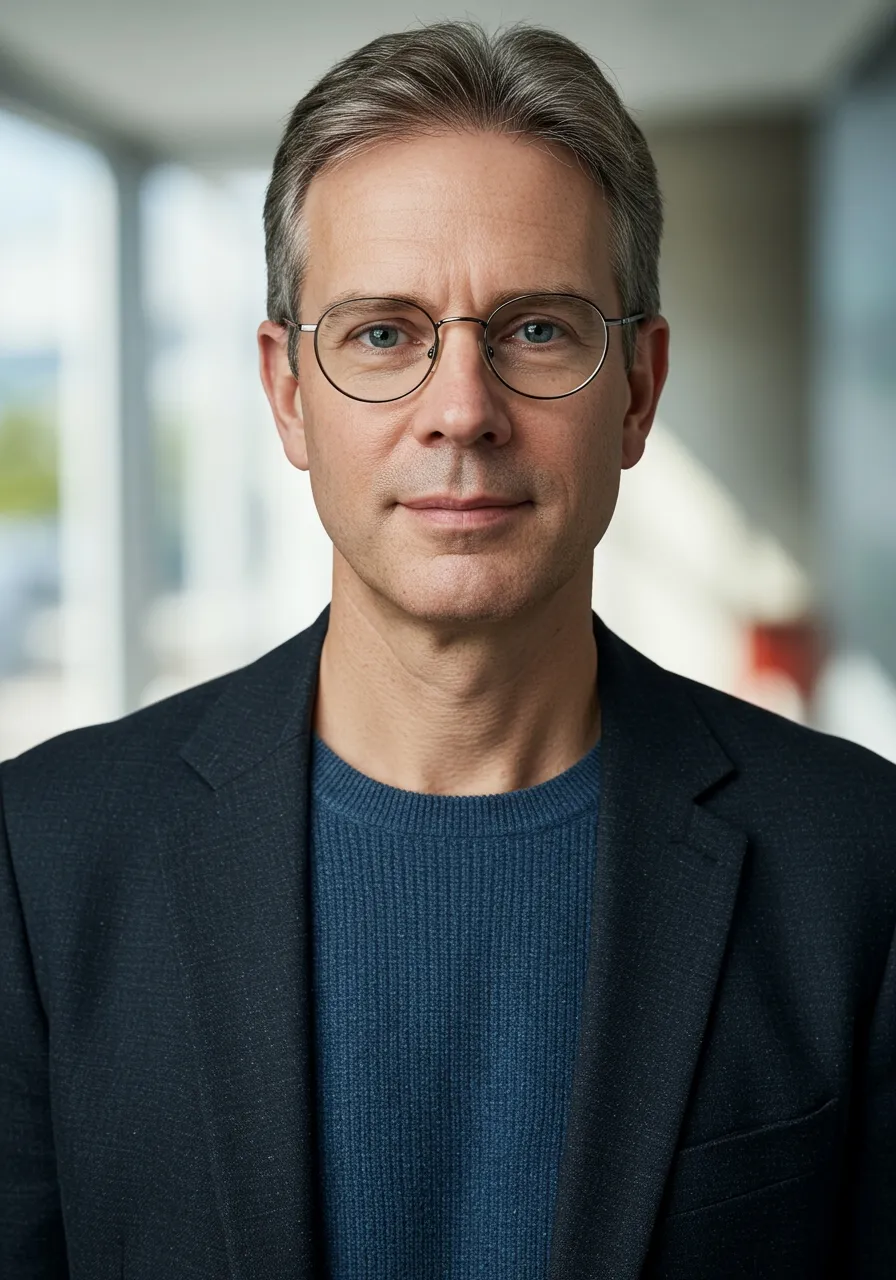 Portrait of Prof. Dr. Oliver Grant, AI Super Professor