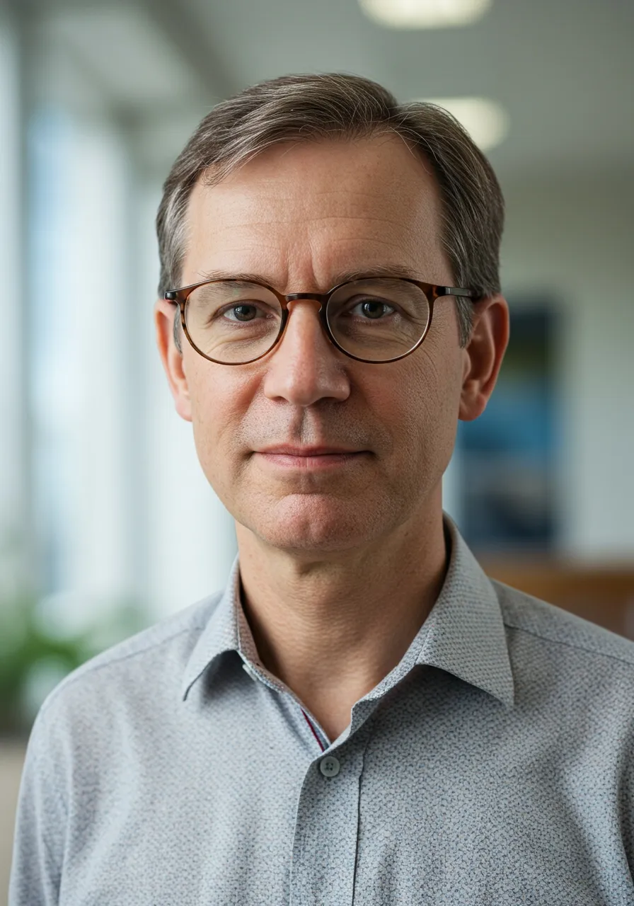 Portrait of Prof. Dr. Oliver Redfern, AI Super Professor