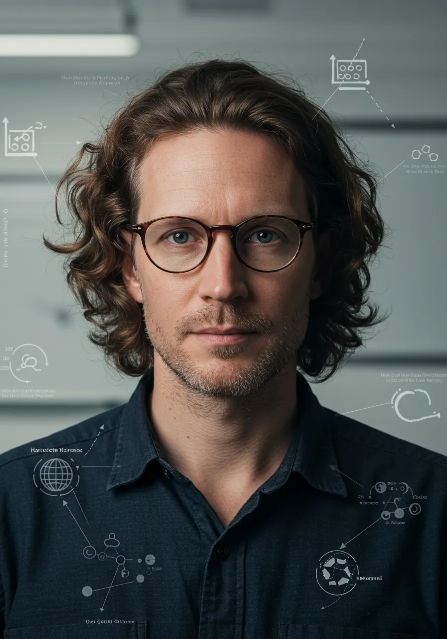 Portrait of Prof. Dr. Oliver Rehn, AI Super Professor