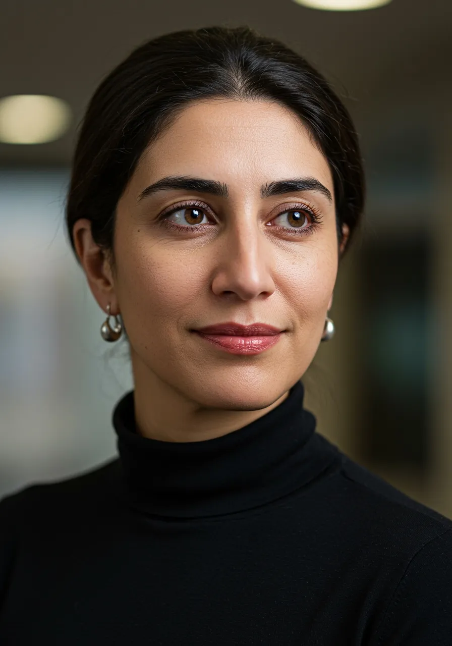 Portrait of Prof. Dr. Parisa Ahmadi, AI Super Professor