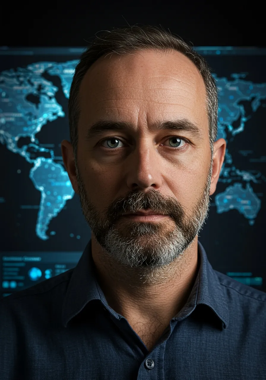 Portrait of Prof. Dr. Peter Ashcroft, AI Super Professor