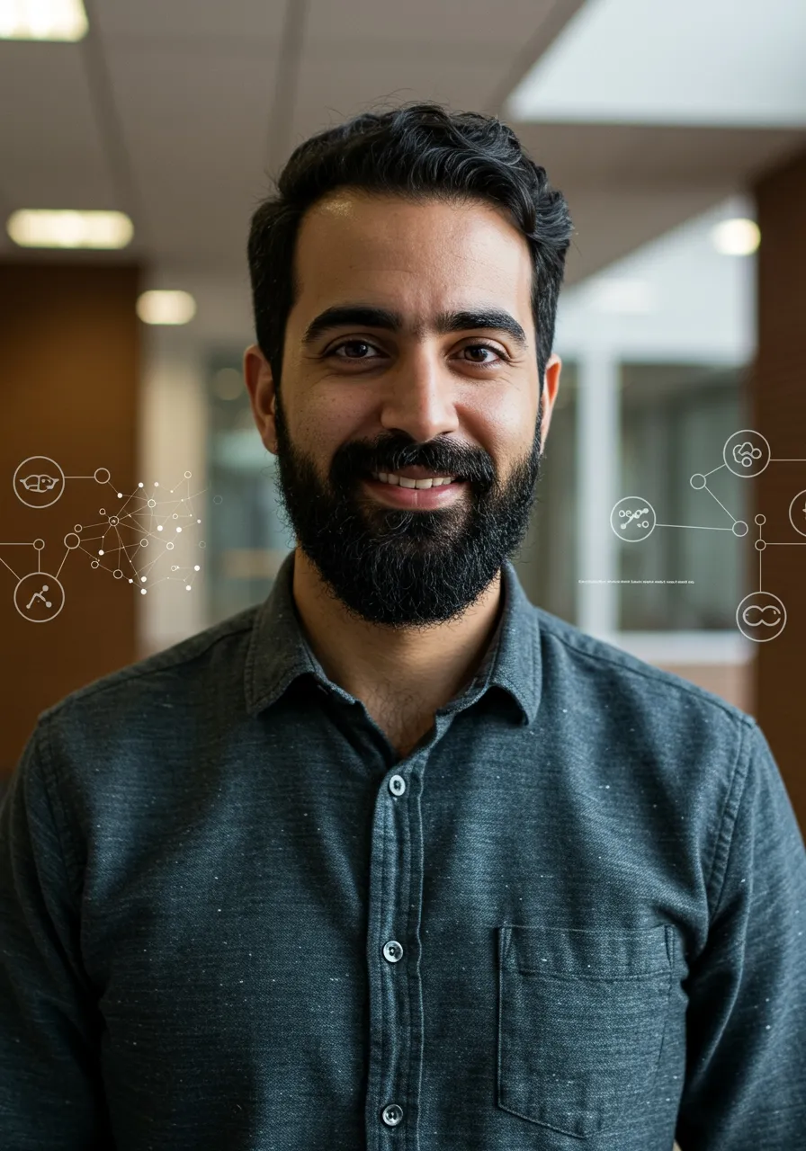 Portrait of Prof. Dr. Quentin Lemaire, AI Super Professor
