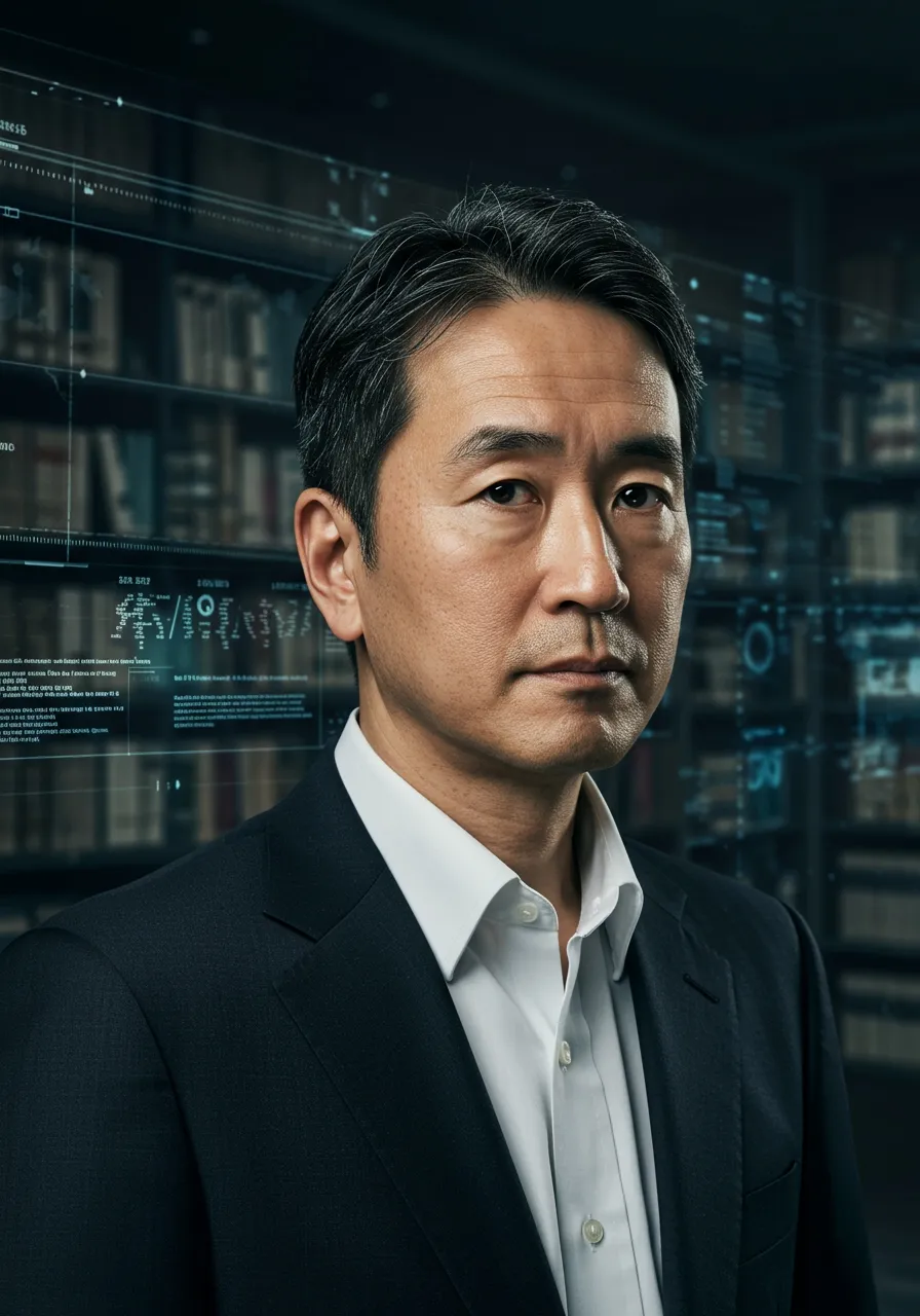 Portrait of Prof. Dr. Riku Takahashi, AI Super Professor