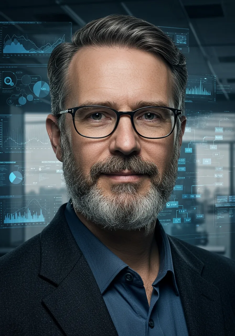 Portrait of Prof. Dr. Robert Ellingham, AI Super Professor