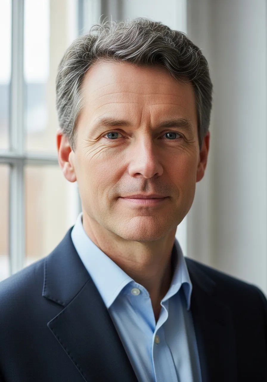 Portrait of Prof. Dr. Samuel Crawford, AI Super Professor