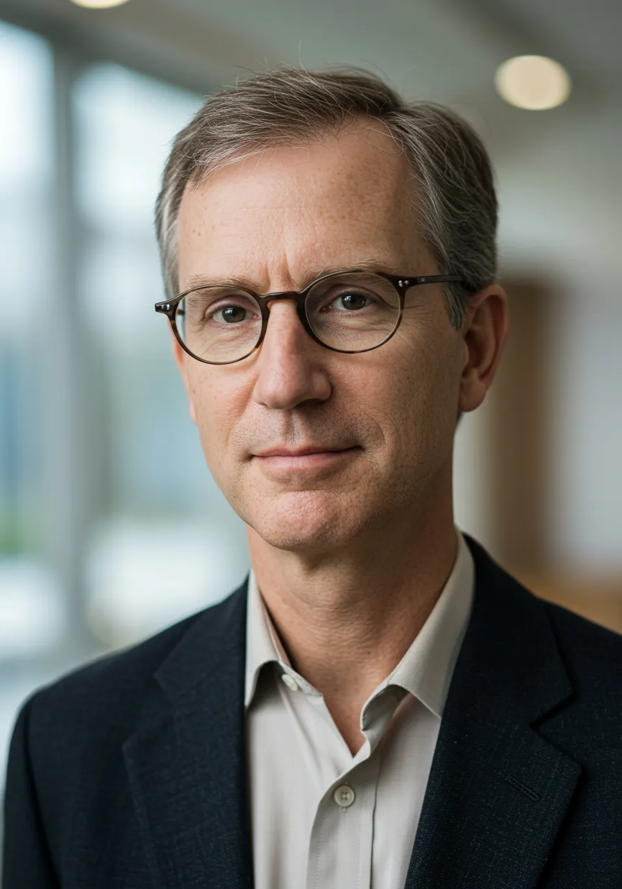 Portrait of Prof. Dr. Samuel Greenberg, AI Super Professor