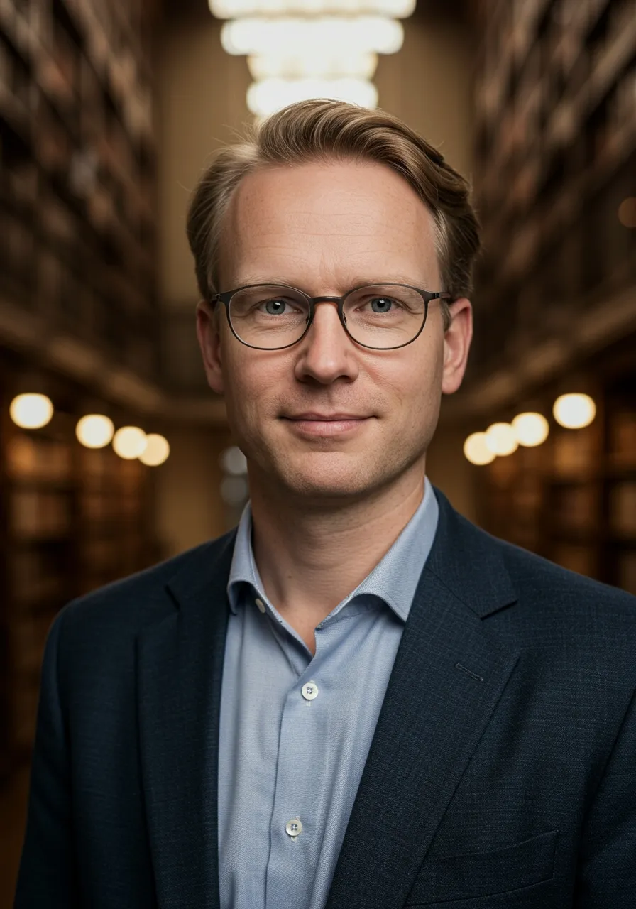 Portrait of Prof. Dr. Samuel O’Connell, AI Super Professor