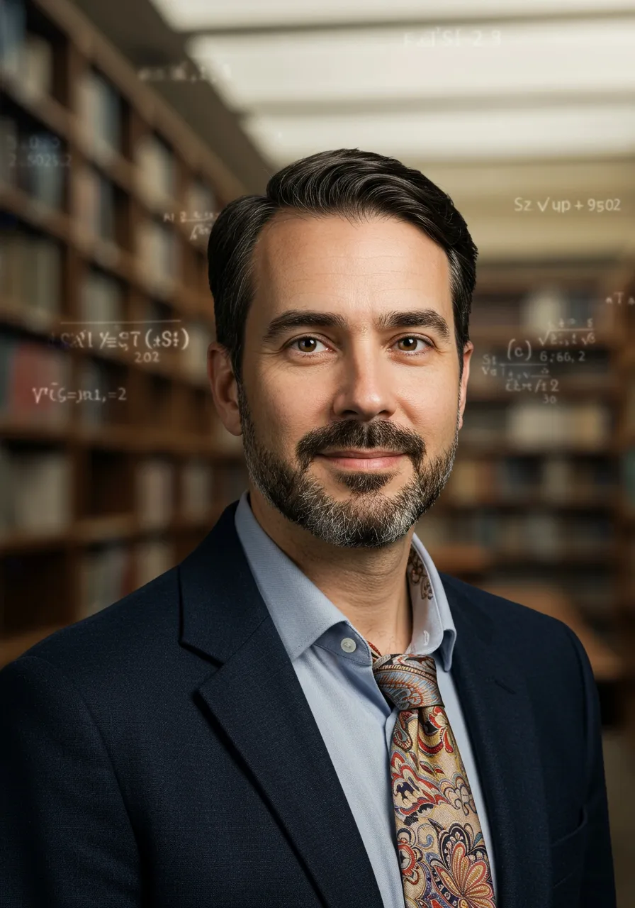 Portrait of Prof. Dr. Samuel O’Connor, AI Super Professor