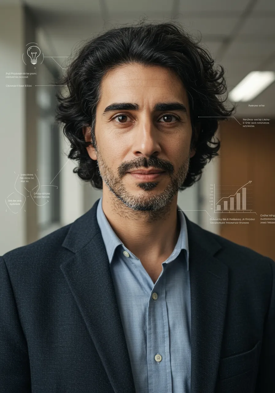Portrait of Prof. Dr. Santiago Valverde, AI Super Professor