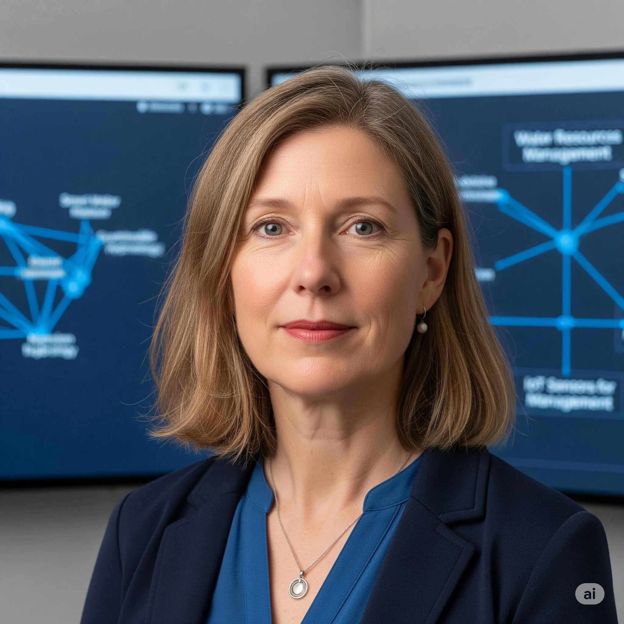 Portrait of Prof. Dr. Sophia Campbell, AI Super Professor