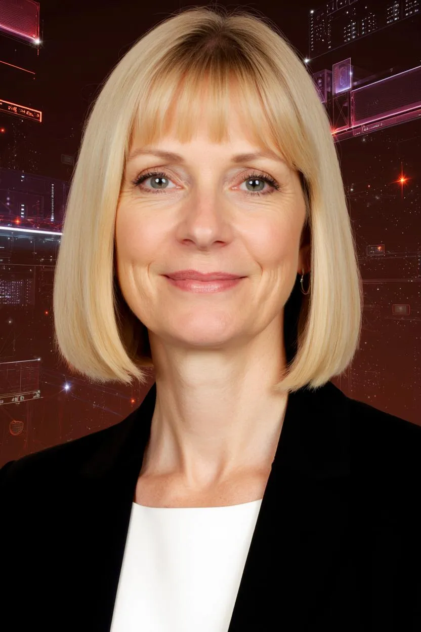 Portrait of Prof. Dr. Sophia Roberts, AI Super Professor